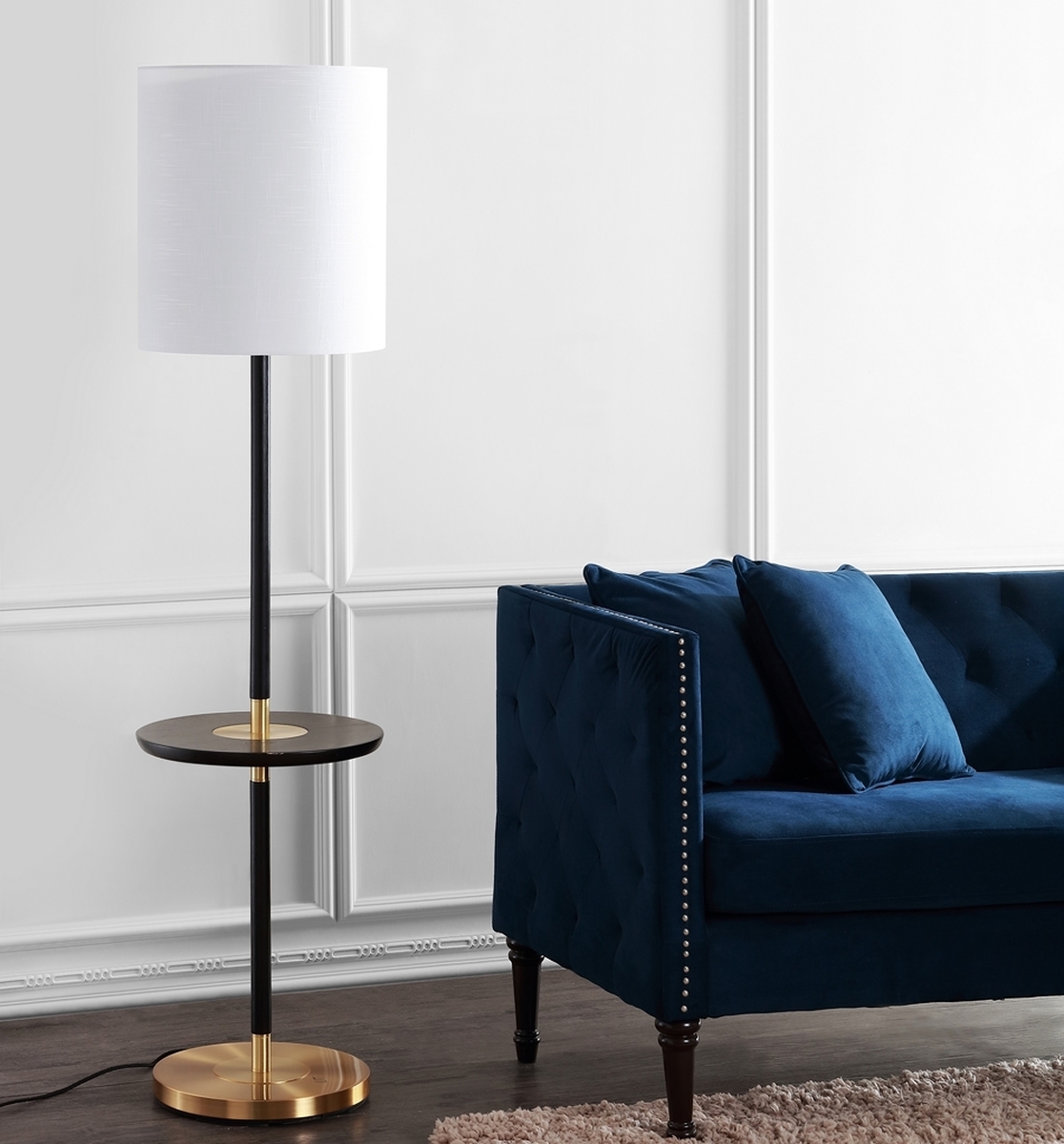 Janell 65-Inch H End Table Floor Lamp - Black - Arlo Home - Image 5
