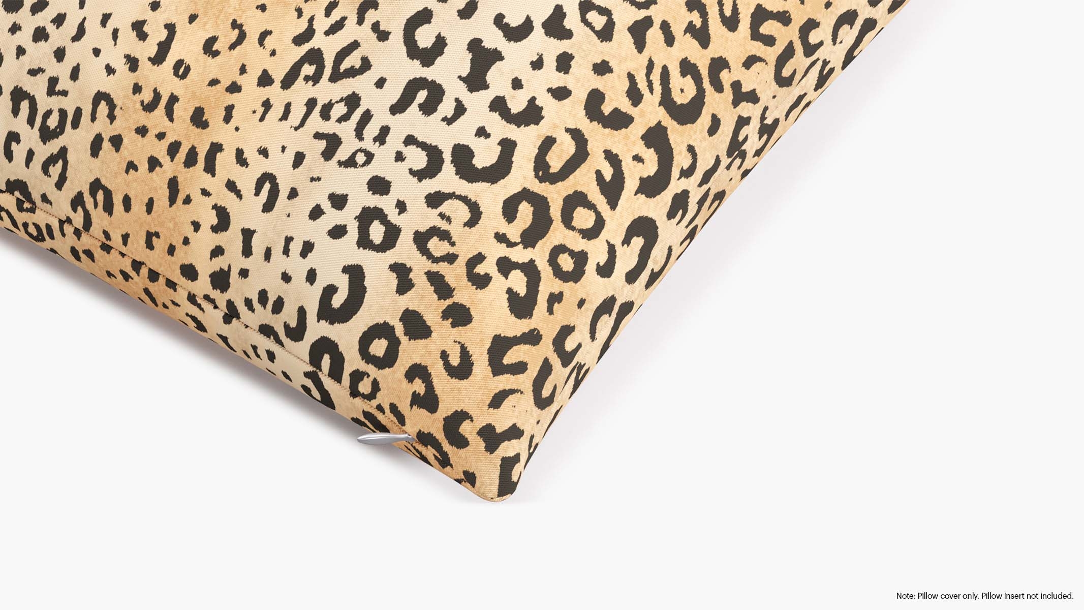 Throw Pillow Cover 22", Leopard, 22" x 22" - Image 1