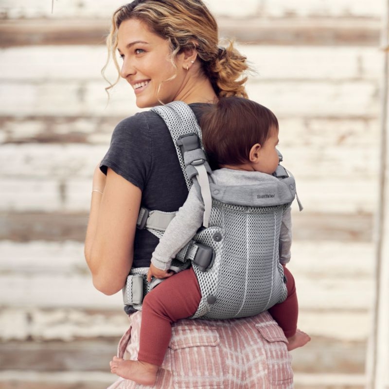BABYBJÖRN ™ Silver Grey Harmony 3D Mesh Baby Carrier - Image 2