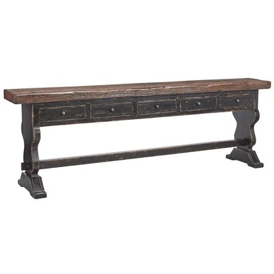 Morrone 106.5" Solid Wood Console Table - Image 0