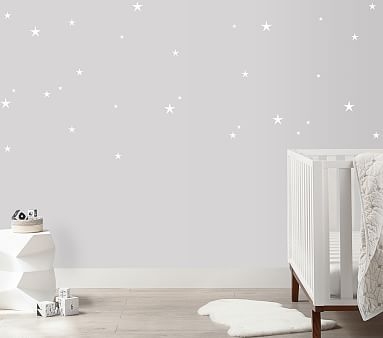 Twinkle Stars Wall Decal, Gold - Image 1