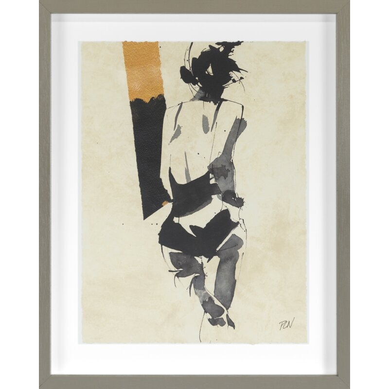 Grand Image Home 'Y-Nudes I' by PC Ngo - Picture Frame Print on Paper Size: 29" H x 23" W x 2" D - Image 0