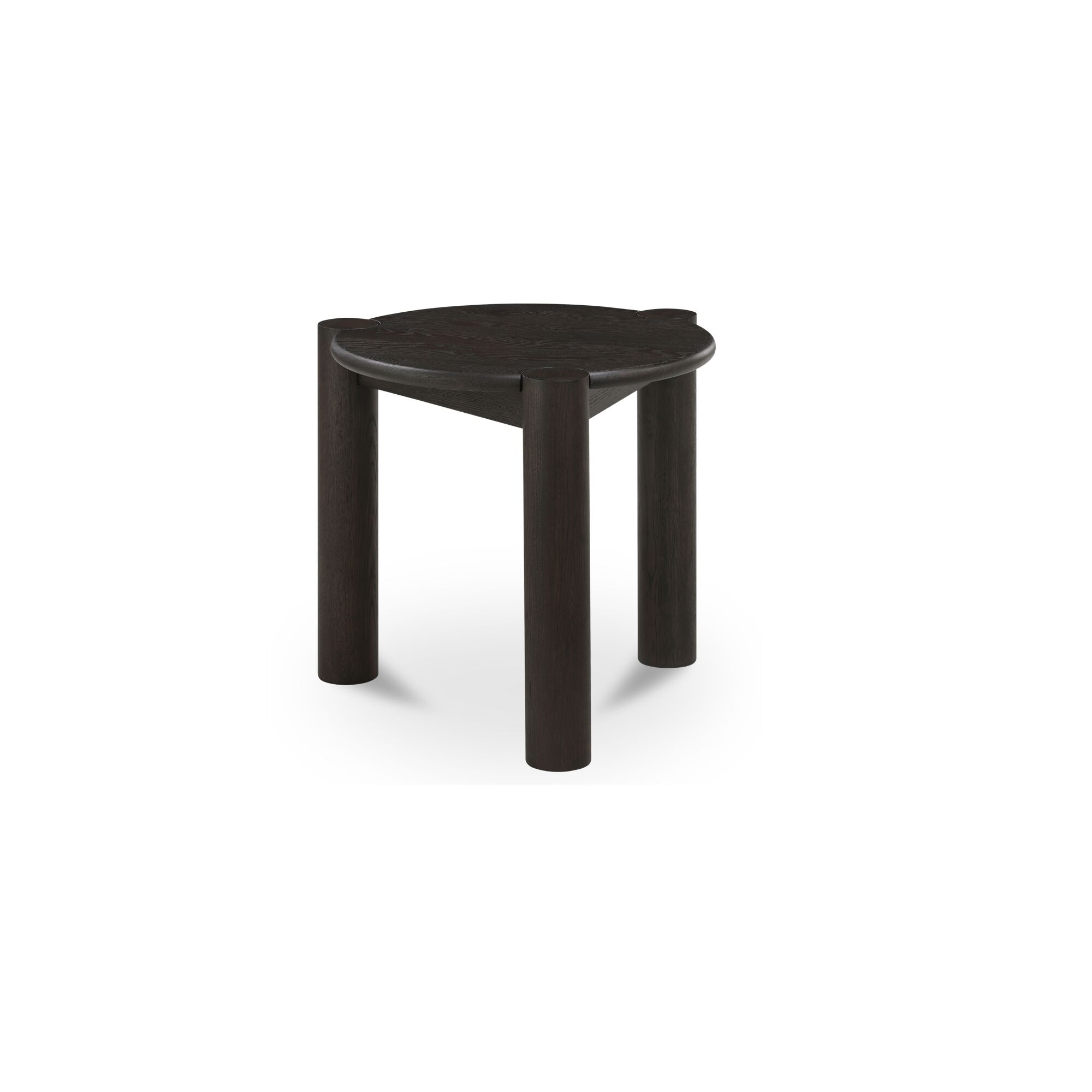 Jack Side Table Brushed Dark Brown - Image 1