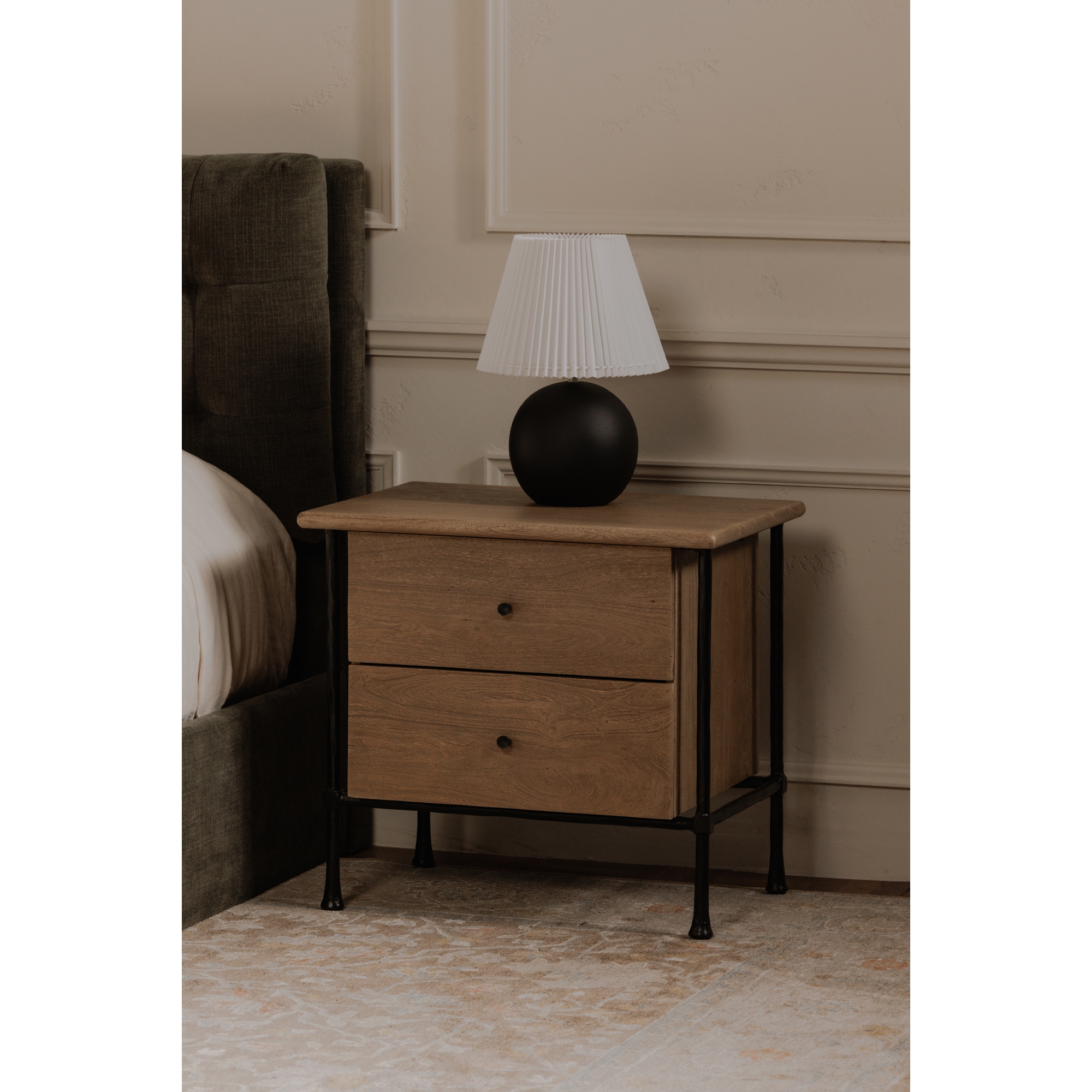 Rene Nightstand Brown - Image 8