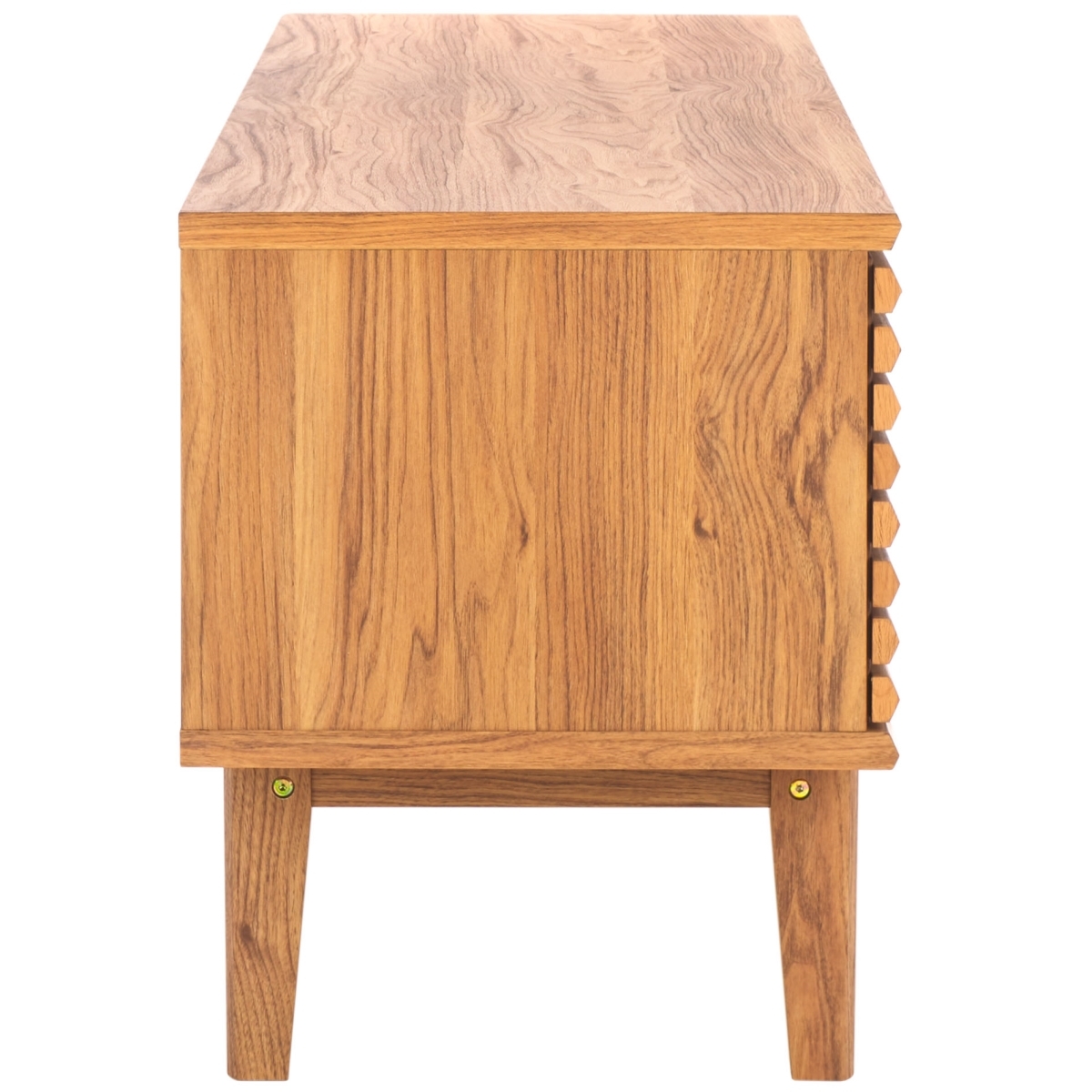 Aricia Large 2 Door Media Stand - Oak - Safavieh - Image 6