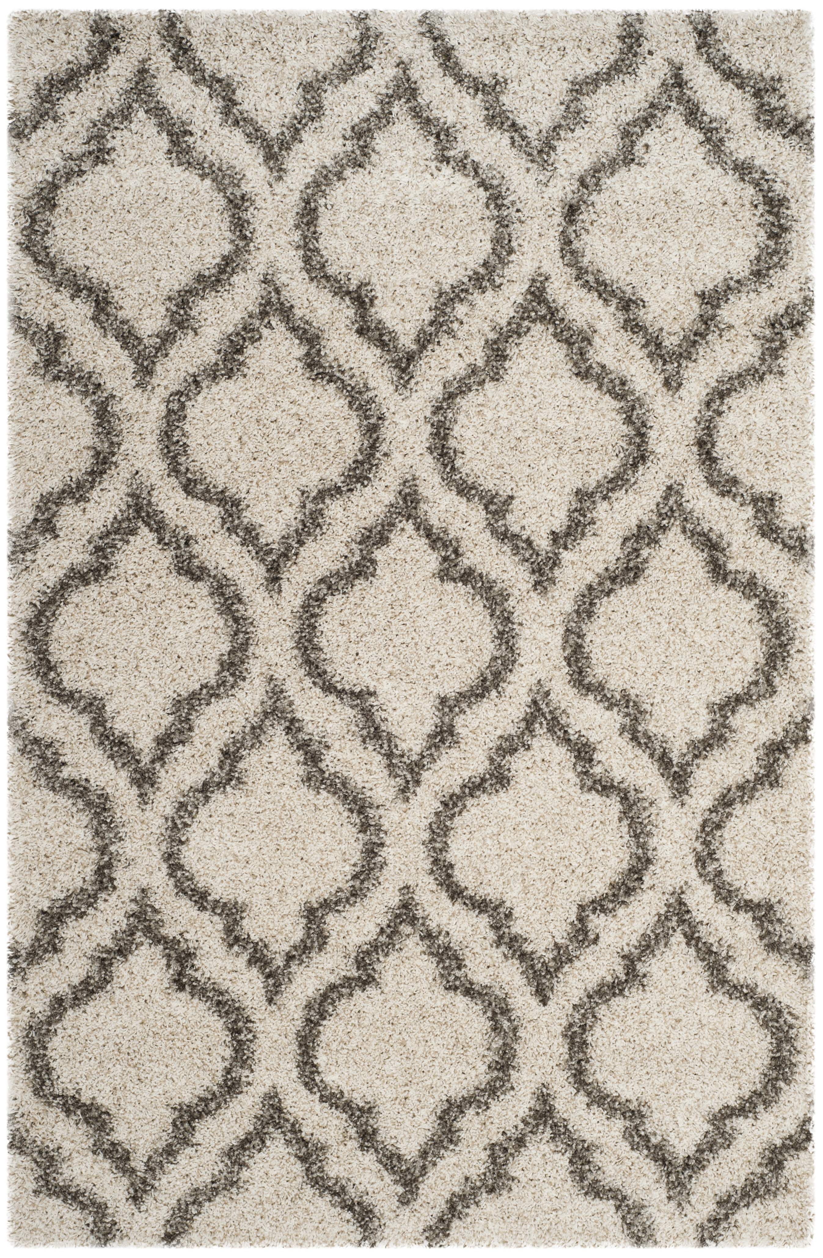 Arlo Home Woven Area Rug, SGH284A, Ivory/Grey,  4' X 6' - Image 0