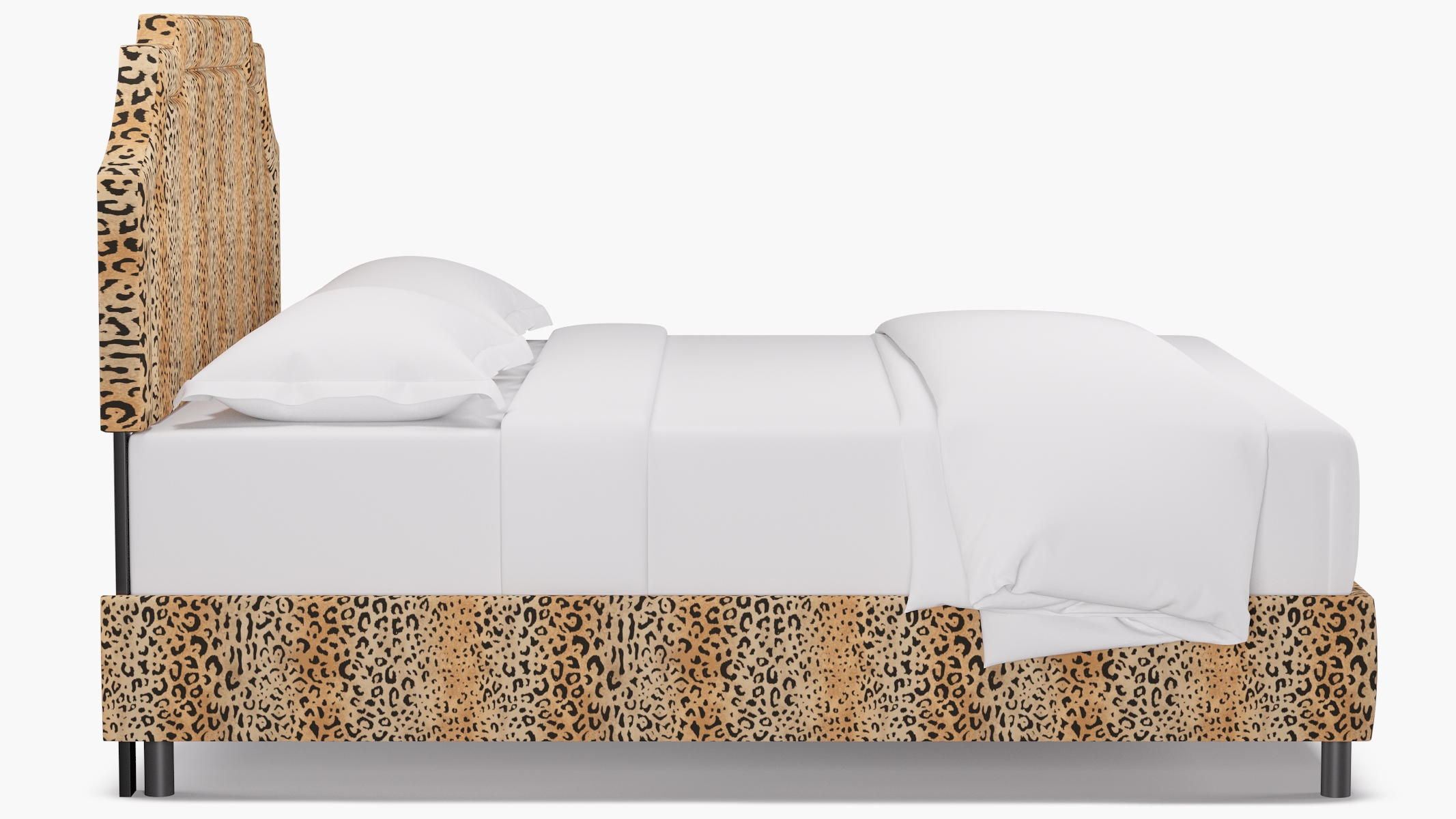 Art Deco Bed, Leopard, King - Image 2