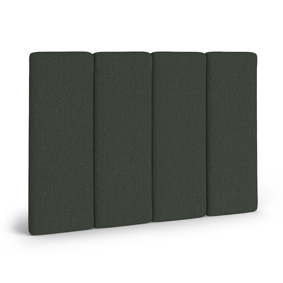 Noel King Tall Headboard - Green Wool Bouclé - Image 2