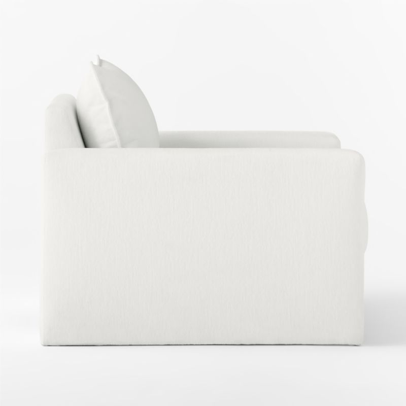 Camden White Lounge Chair - Image 3
