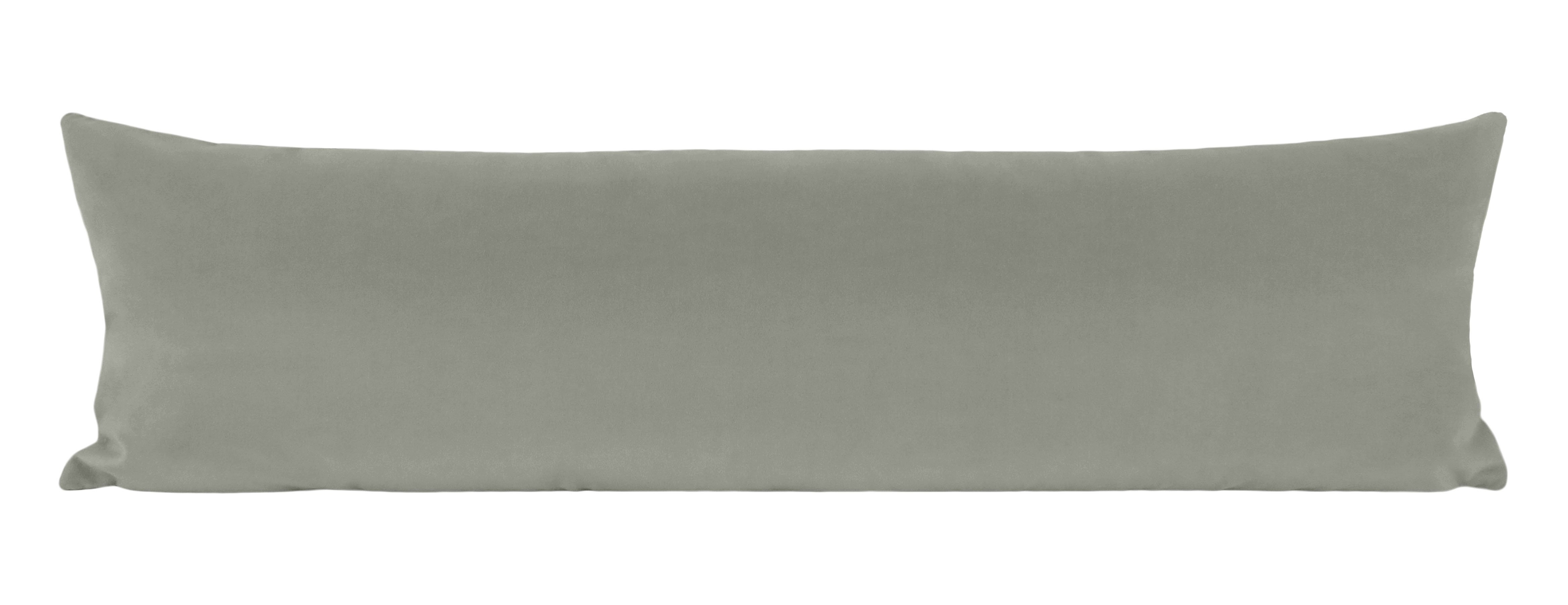 THE XL LUMBAR :: STUDIO VELVET // GREY - 14" X 48" - Image 1