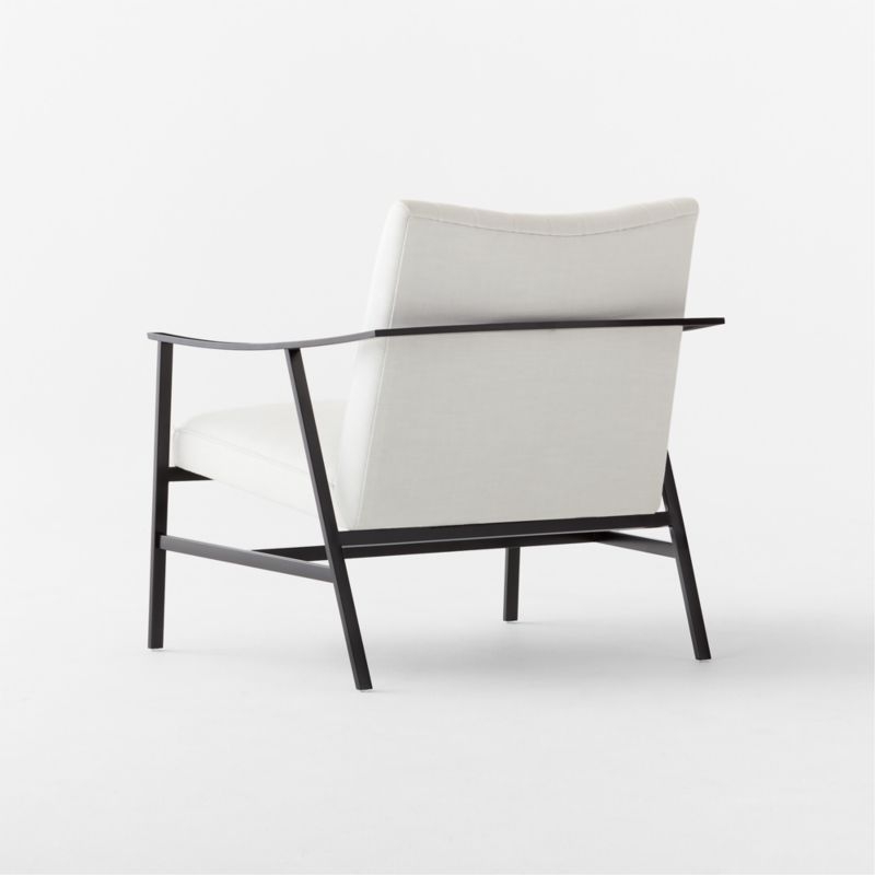 Blair White Performance Fabric Accent Chair by Paul McCobb - Image 5
