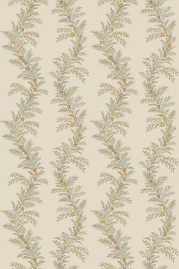 Chris Loves Julia Posy Spruce Floral Peel-and Stick Wallpaper - Image 0
