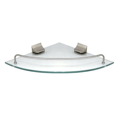 Boucher Glass Corner Wall Shelf - Image 0