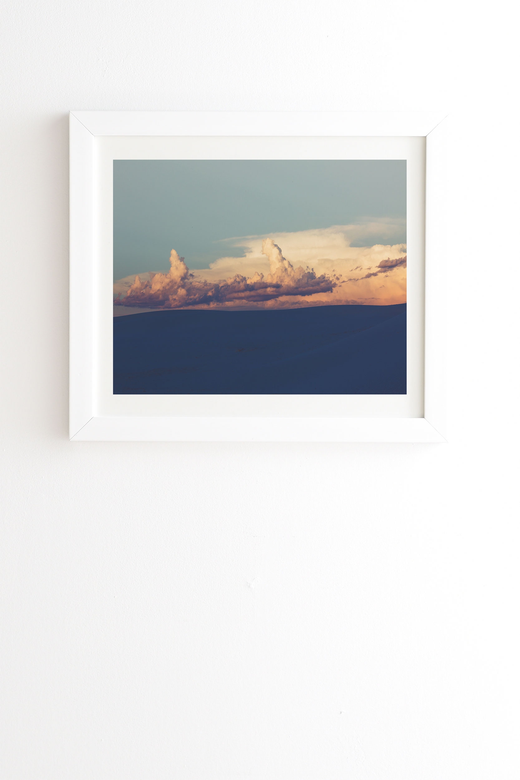 Desert Lullaby by Ann Hudec - Framed Wall Art Basic White 12" x 12" - Image 0