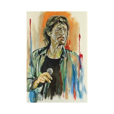Jagger by Mark Fox - Wrapped Canvas Painting Print - Image 0