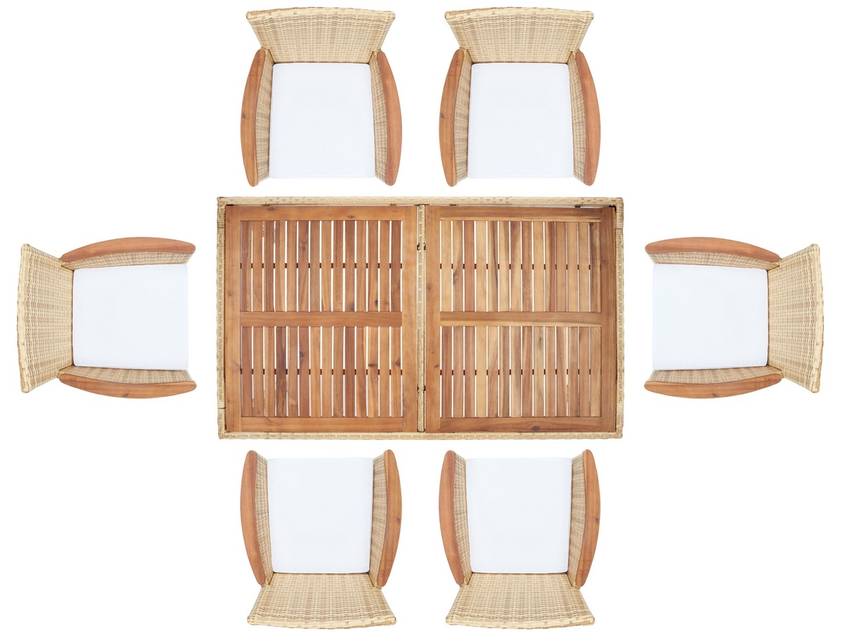 Ashwin Dining Set - Natural/White - Safavieh - Image 6