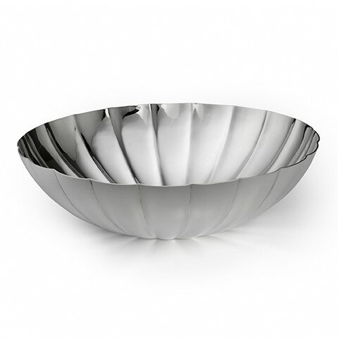 Mary Jurek Design Inc Silhouette Scalloped Decorative Bowl Size: 3" H x 7" W x 7" D - Image 0