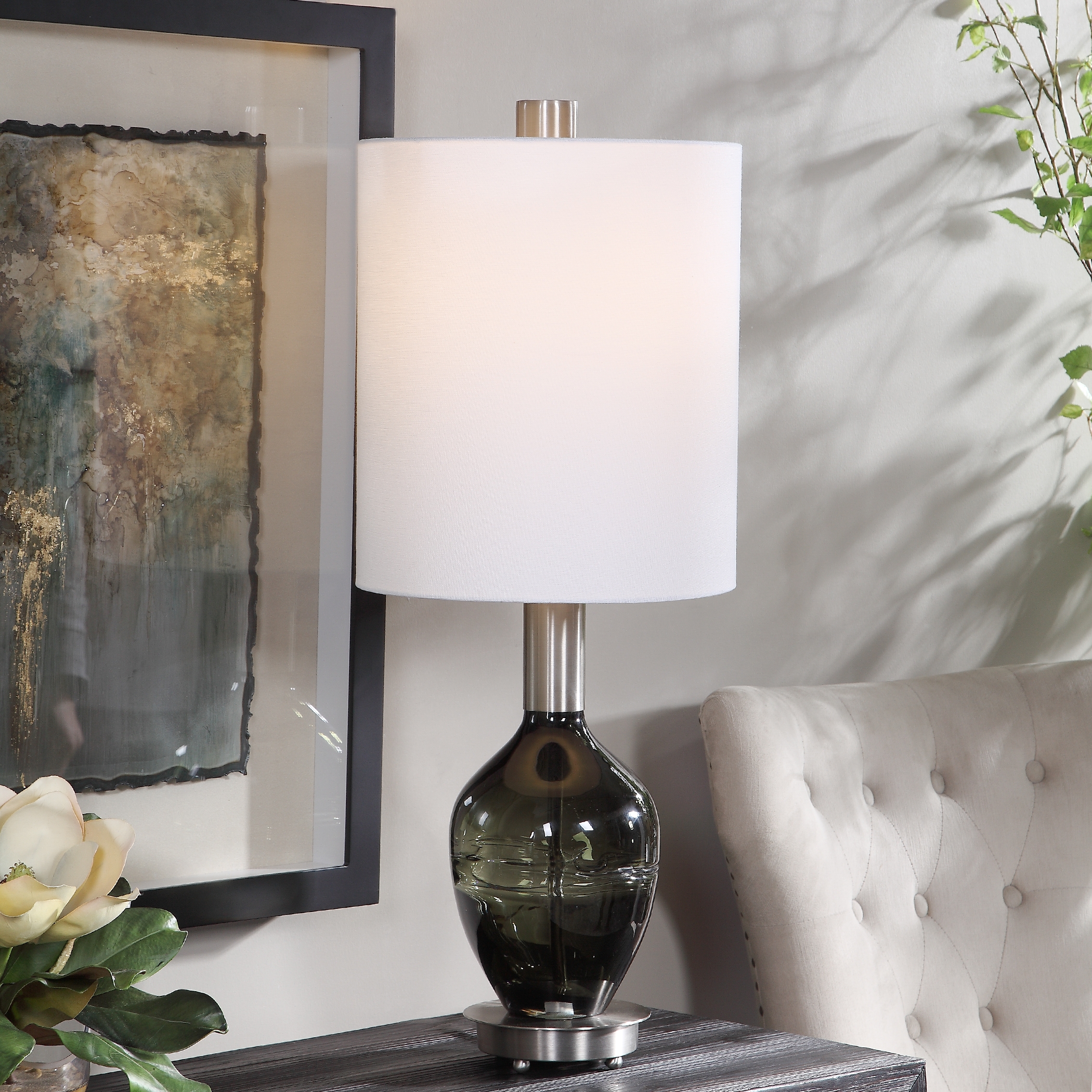 Aderia Sage Green Accent Lamp - Image 0