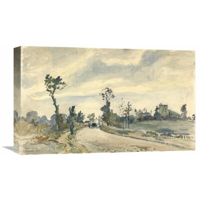 'Louveciennes, Route De Saint-Germain' by Camille Pissarro Painting Print on Wrapped Canvas - Image 0