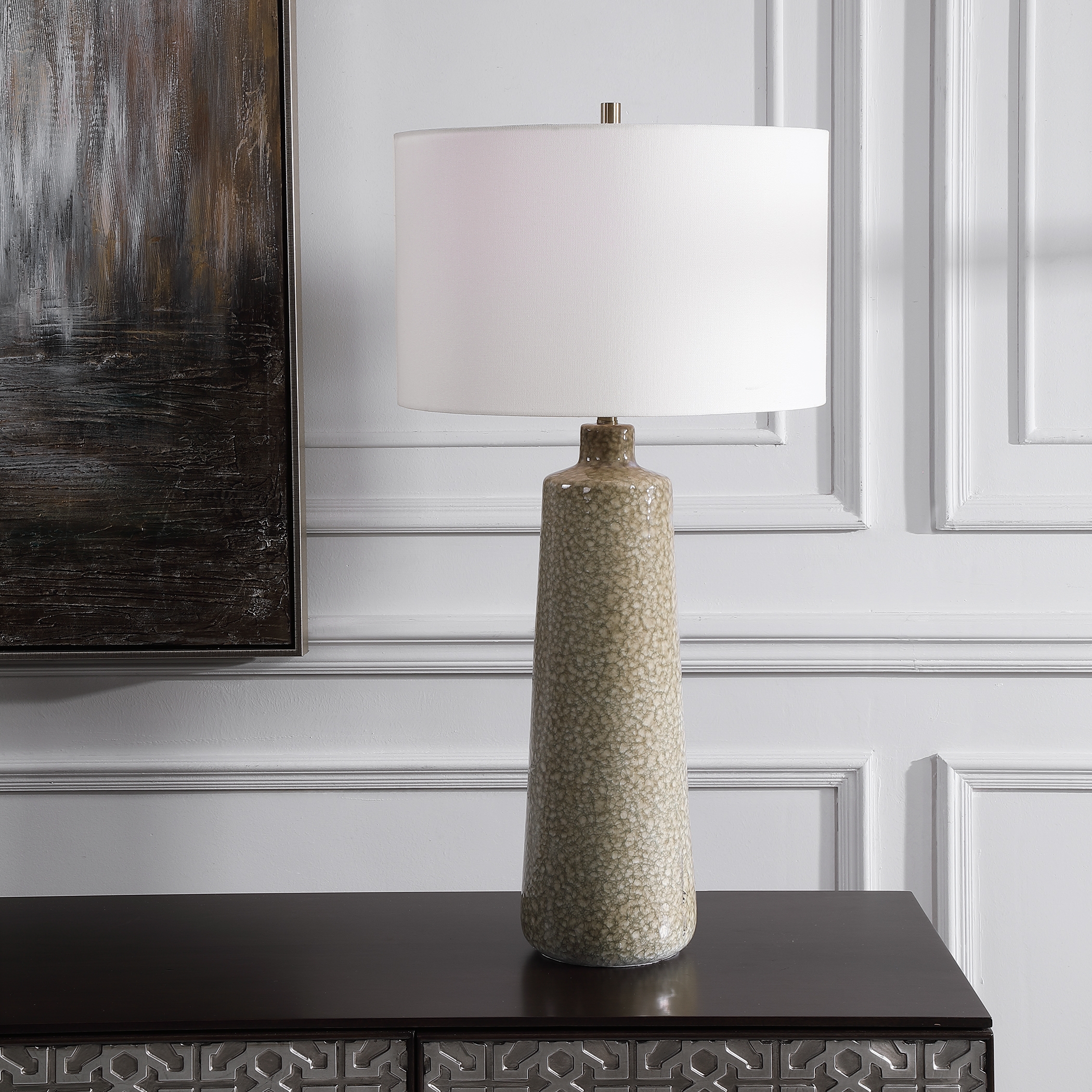 Linnie Sage Green Table Lamp - Image 0