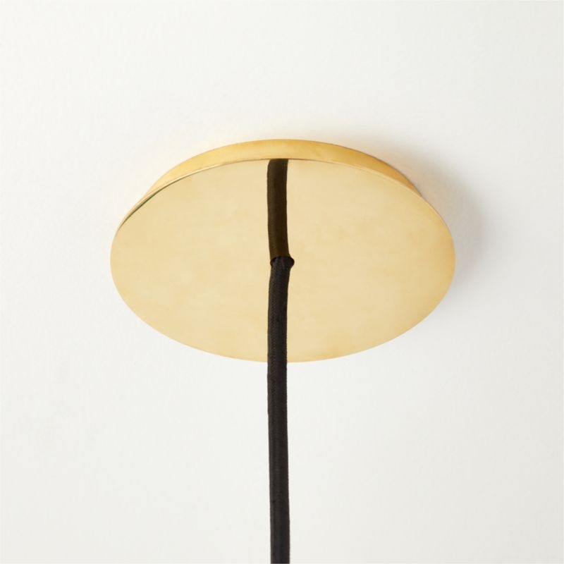 Tolio Brass Conical Pendant Light - Image 3