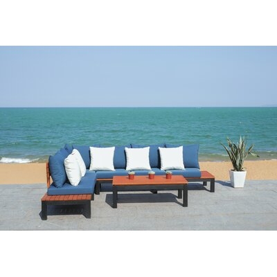 Thalia 3 Piece Sectional Seating Group with Cushions - Image 0
