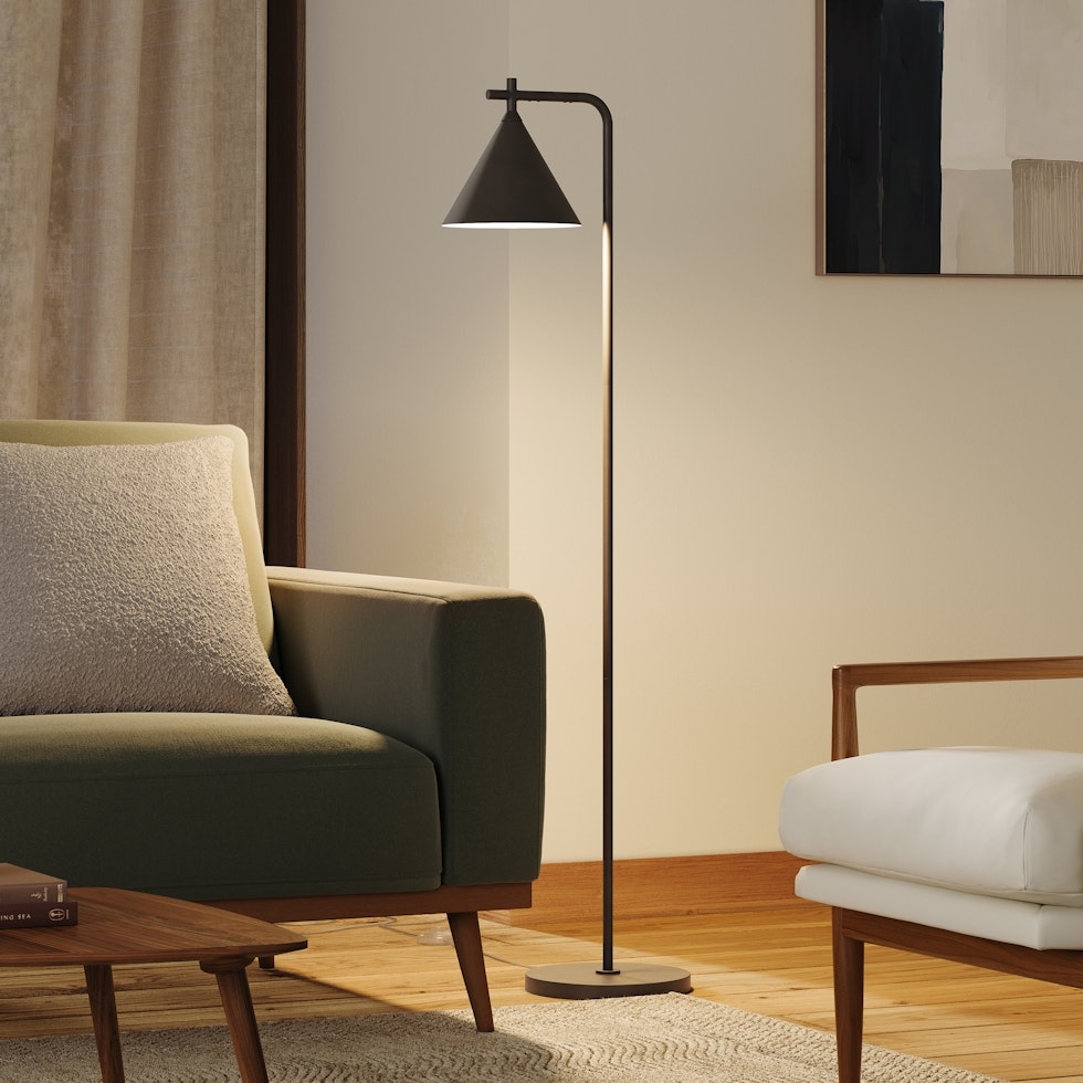 Aino Floor Lamp - Cinder - Image 1