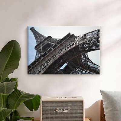 Ebern Designs Paris Canvas Decor Eiffel Tower Framed Pictures Housewarming Decor Gifts Ideas Stylish Home Decor French Wall Decor Paris Wall Art Eiffel Tower Modern Artwork Ready To Hang Picture - Image 0