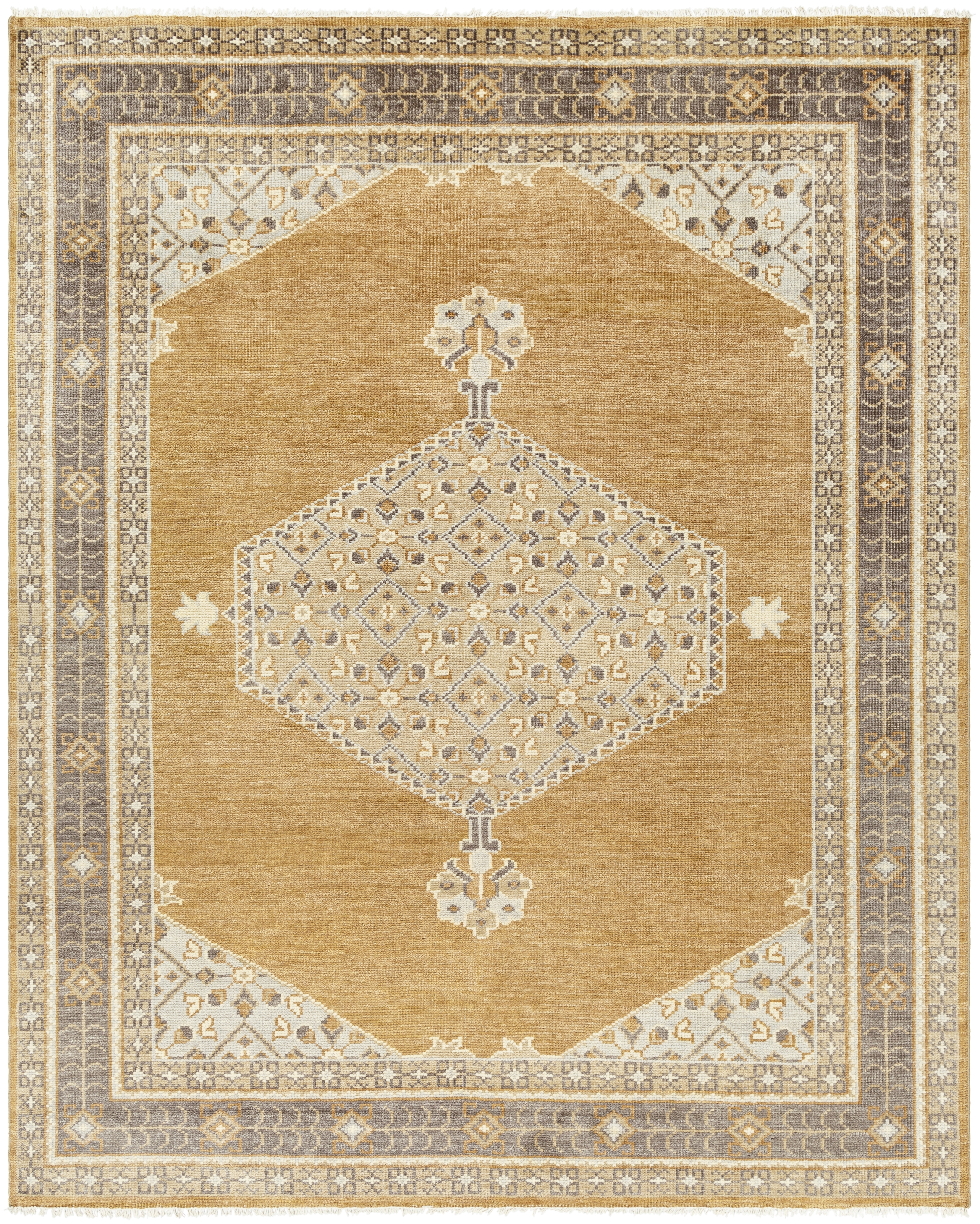 Riviera Brown Indoor 12' x 15' Handmade Rug - Image 0