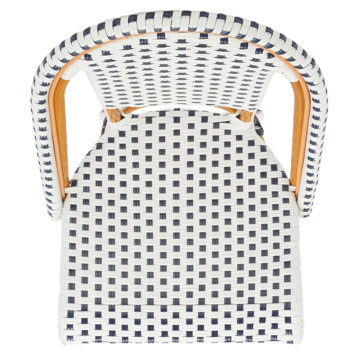 California Side Chair - White/Navy - Safavieh - Image 5