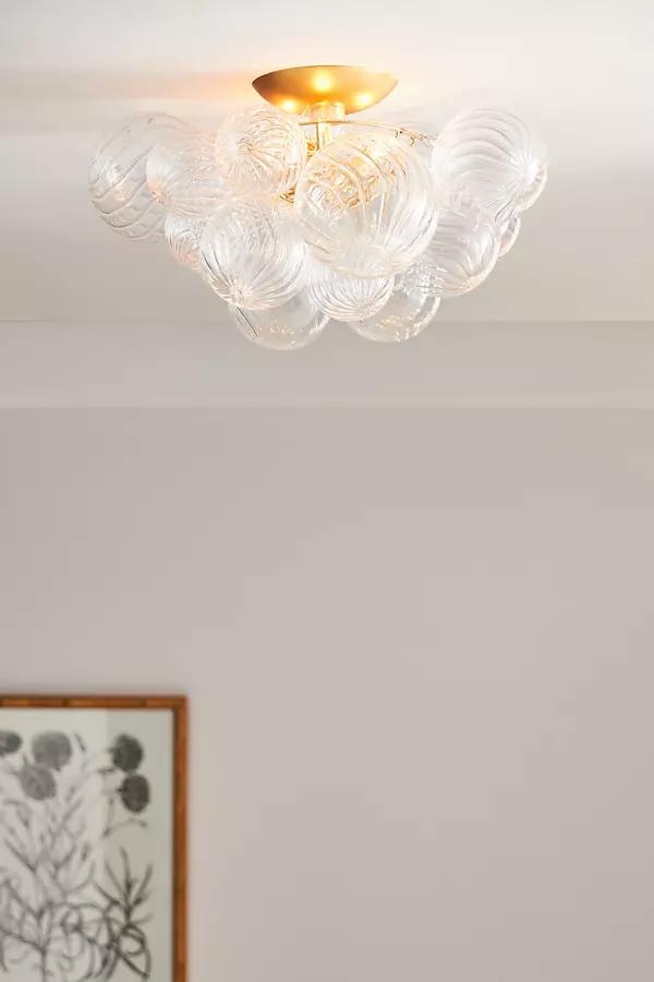 Talia Large Glass Flush Mount - Image 0