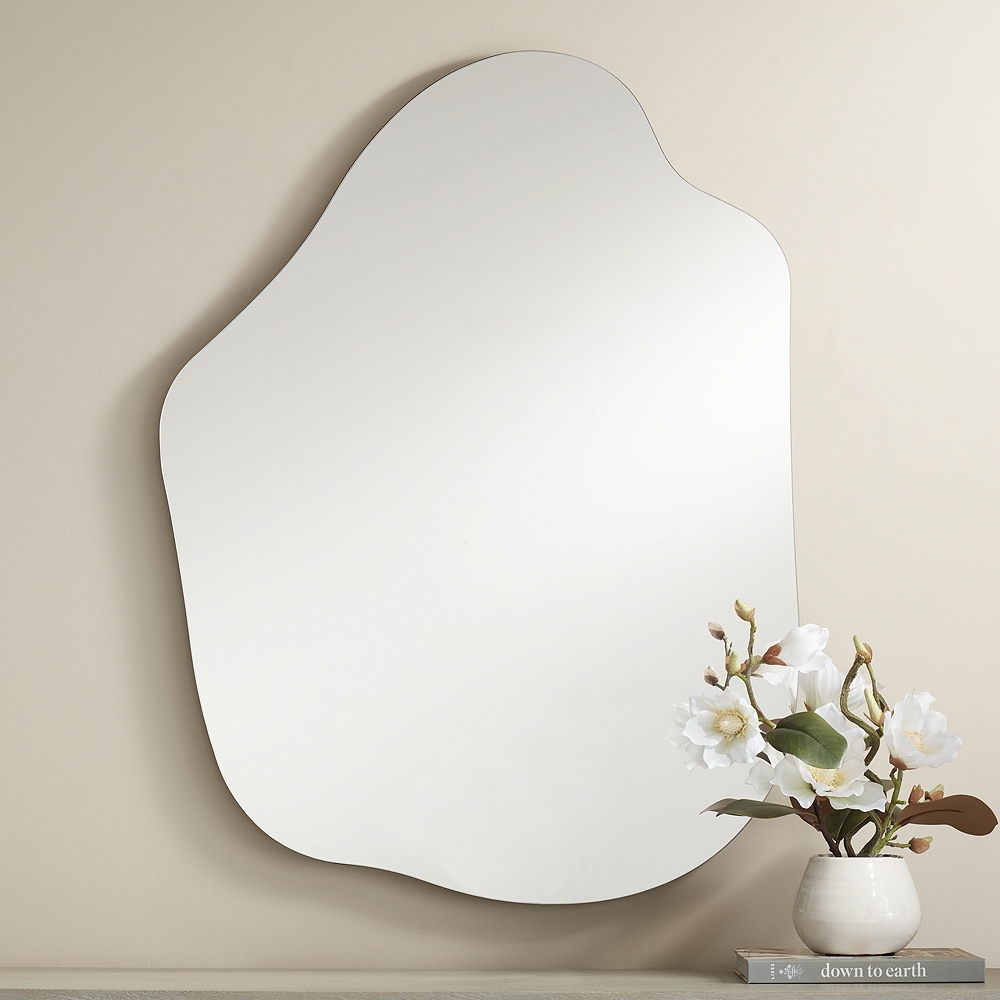 Possini Casper 29 1/2" x 39 1/2" Organic Wall Mirror - Image 0