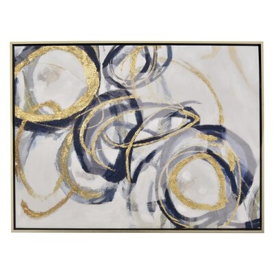 Plutus Brands Painting W/Frame-Oil On Canvas In Multi-Colored Natural Fiber - Image 0