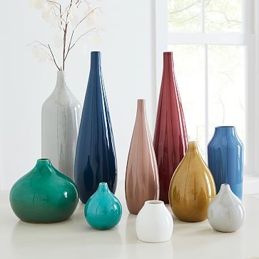 Bright Ceramicist Vase, Small Bud, Emerald - Image 2