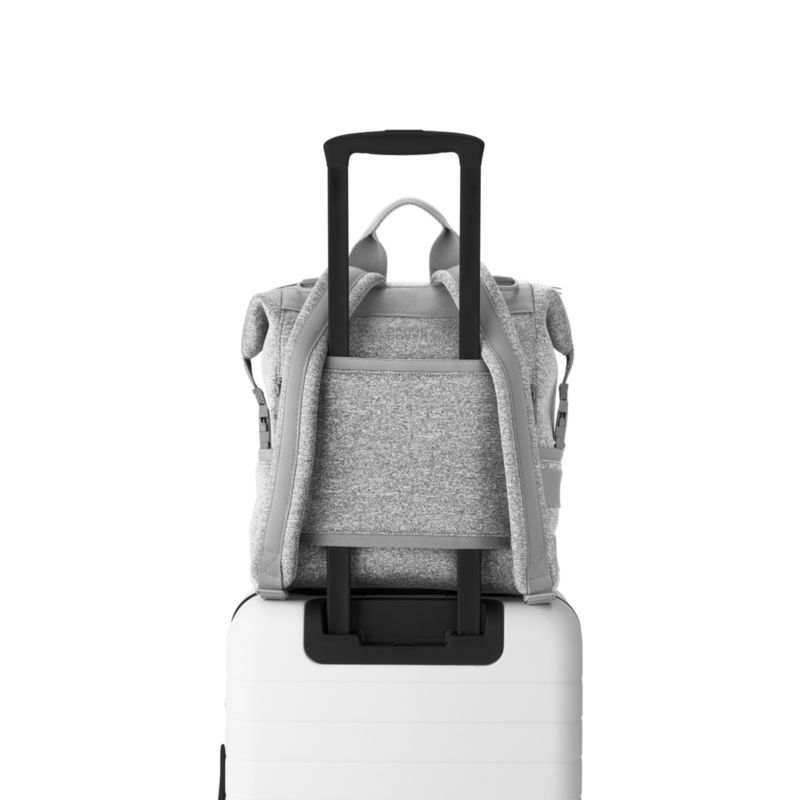 Dagne Dover Indi Heather Grey Medium Diaper Bag Backpack - Image 6