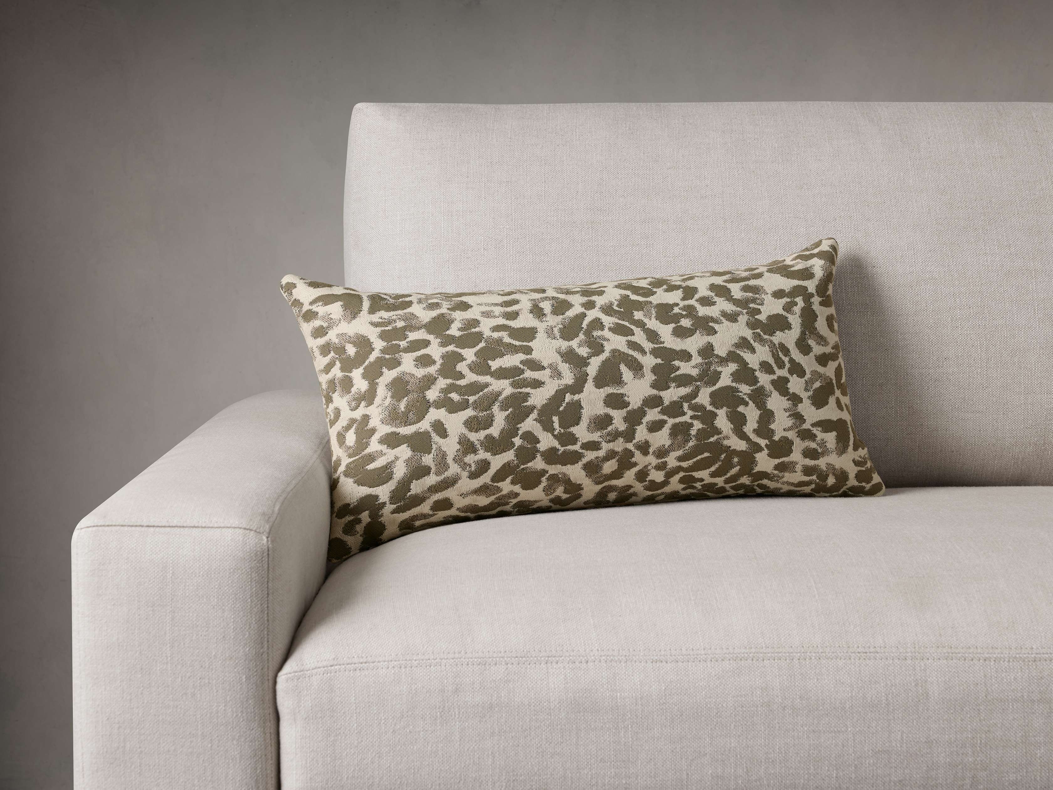 Nezha Outdoor Lumbar Pillow Cover in Polyester Green  Moss - Image 0