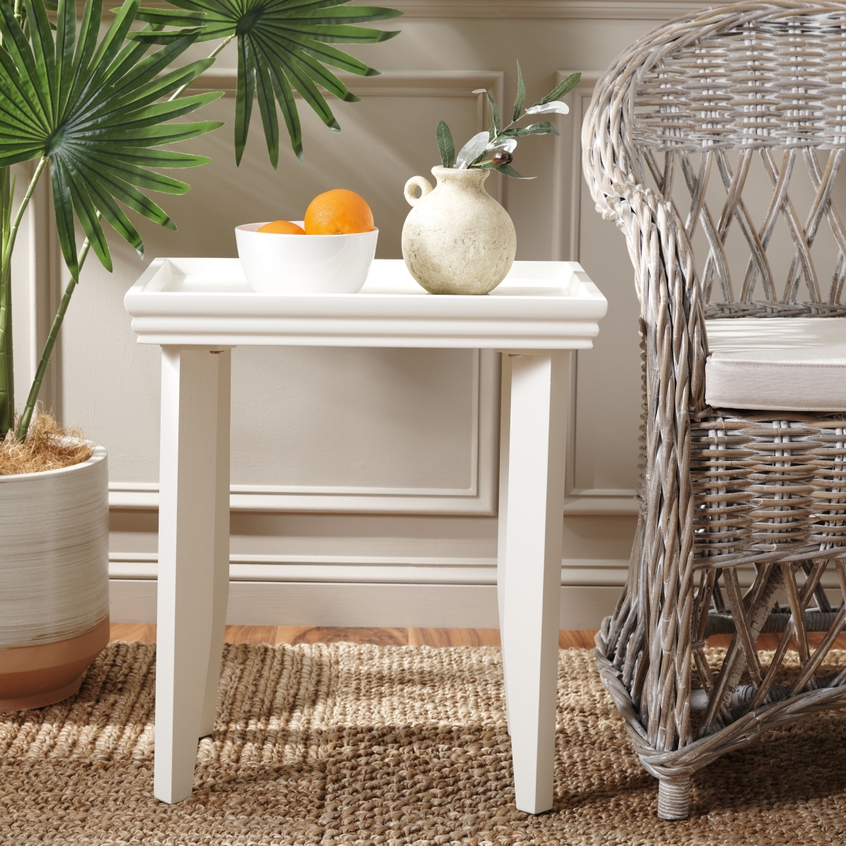 Naios Accent Table - Ivory - Safavieh - Image 1
