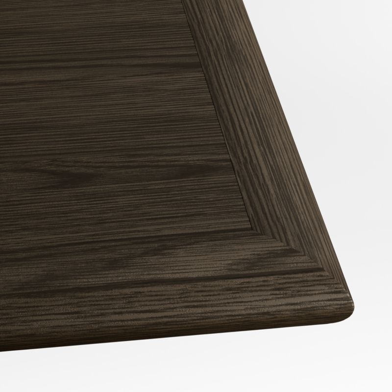 Preto Ebonized Ash Wood and Metal 50" Square Coffee Table - Image 2