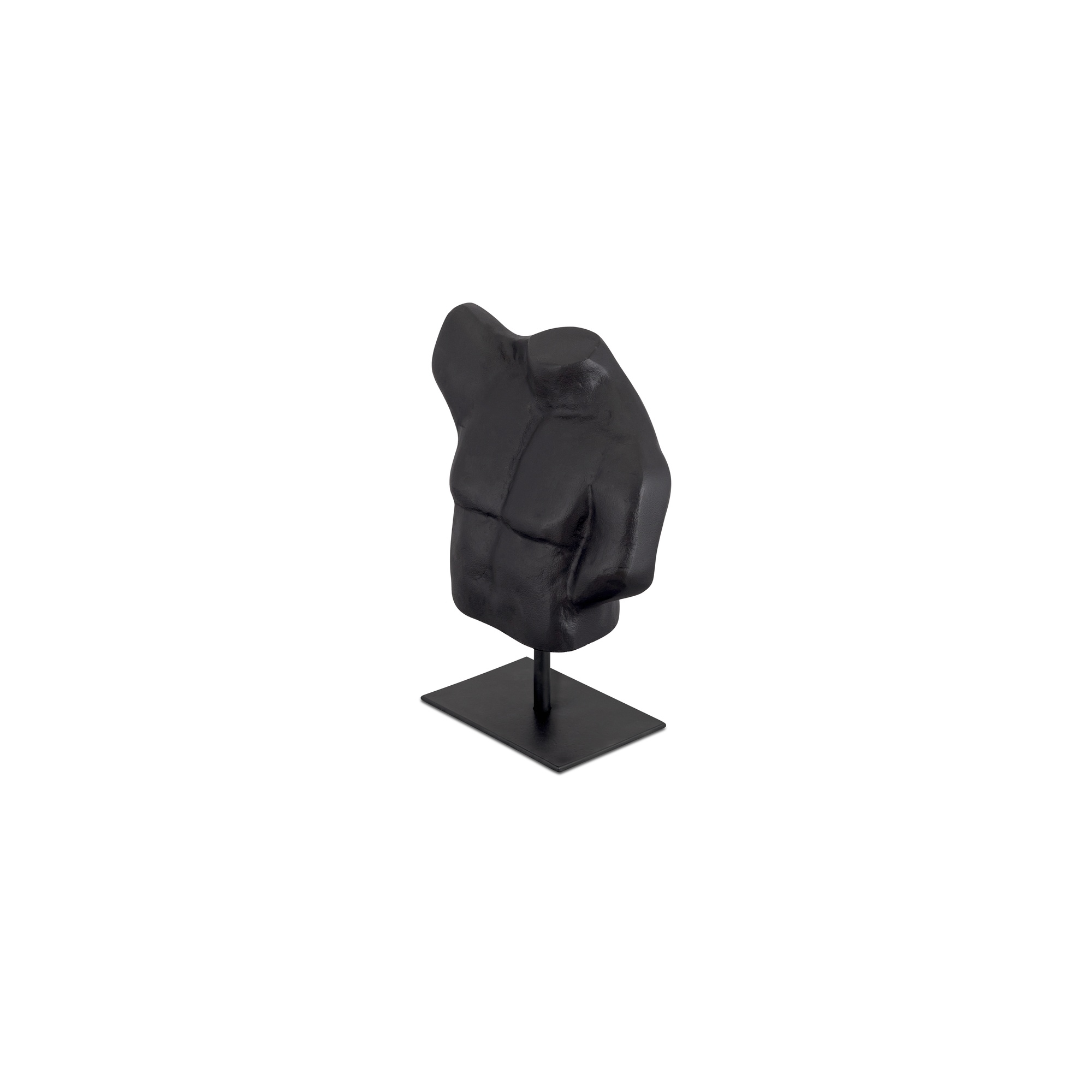 Victor Cast Alumiinum Sculpture Aged Black - Image 2
