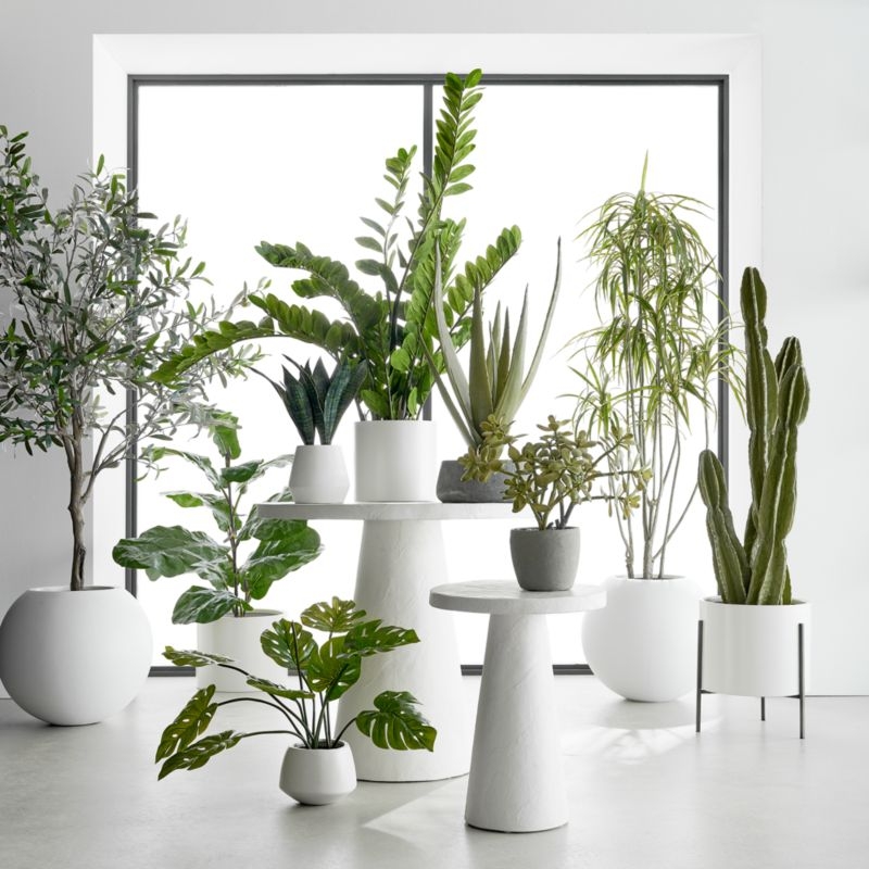 Potted Faux Dracaena 6.5' - Image 1