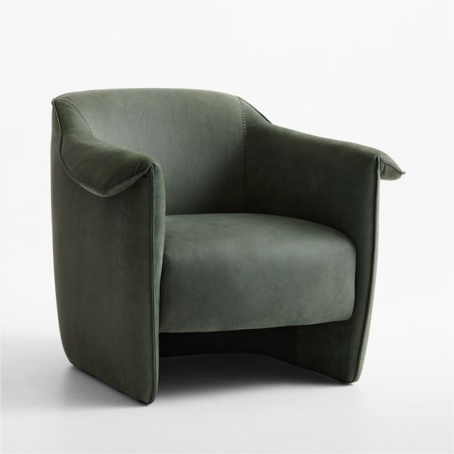 Klint Leather Accent Chair by Jeremiah Brent - Image 0
