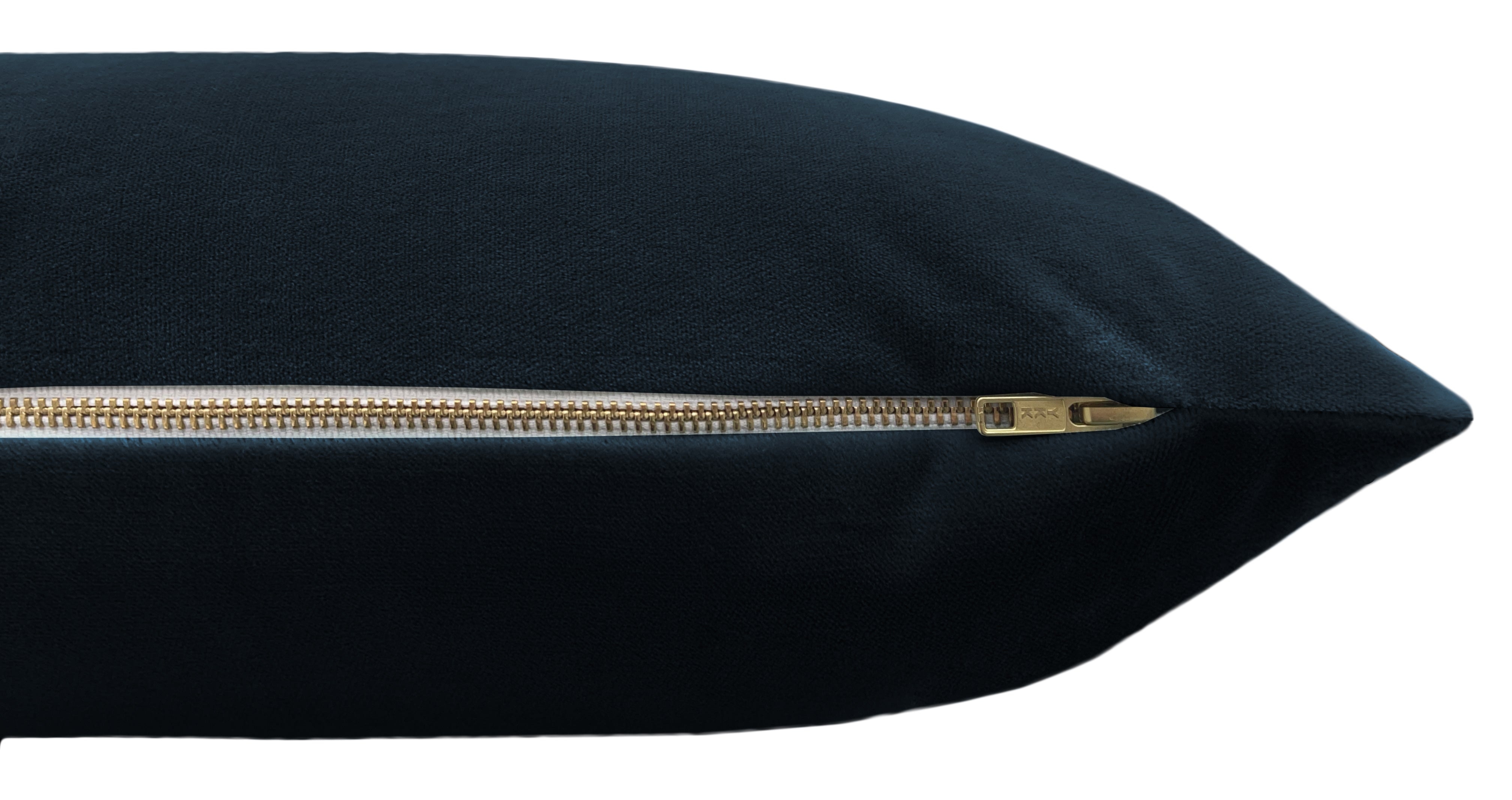 THE XL LUMBAR :: SOCIETY VELVET // NAVY BLUE - BY THE YARD - Image 1