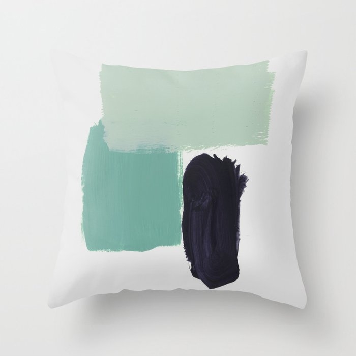 Color & Shape 02 Couch Throw Pillow by Iris Lehnhardt - Cover (18" x 18") with pillow insert - Indoor Pillow - Image 0