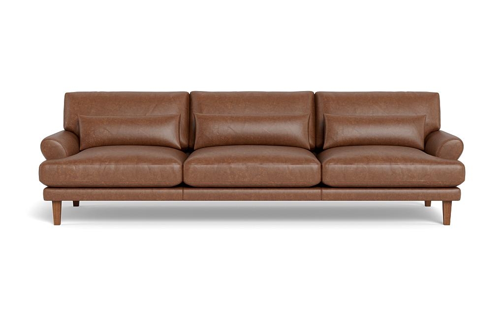 Maxwell Leather 3-Seat Sofa by Apartment Therapy - Image 0