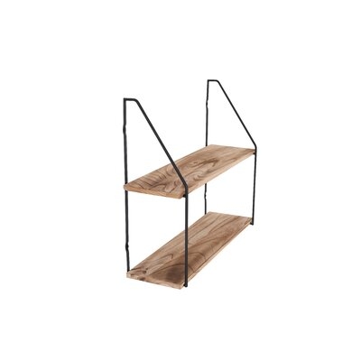 Solid Wood Ladder Wall Shelf  -2 Tier Stand - Image 0