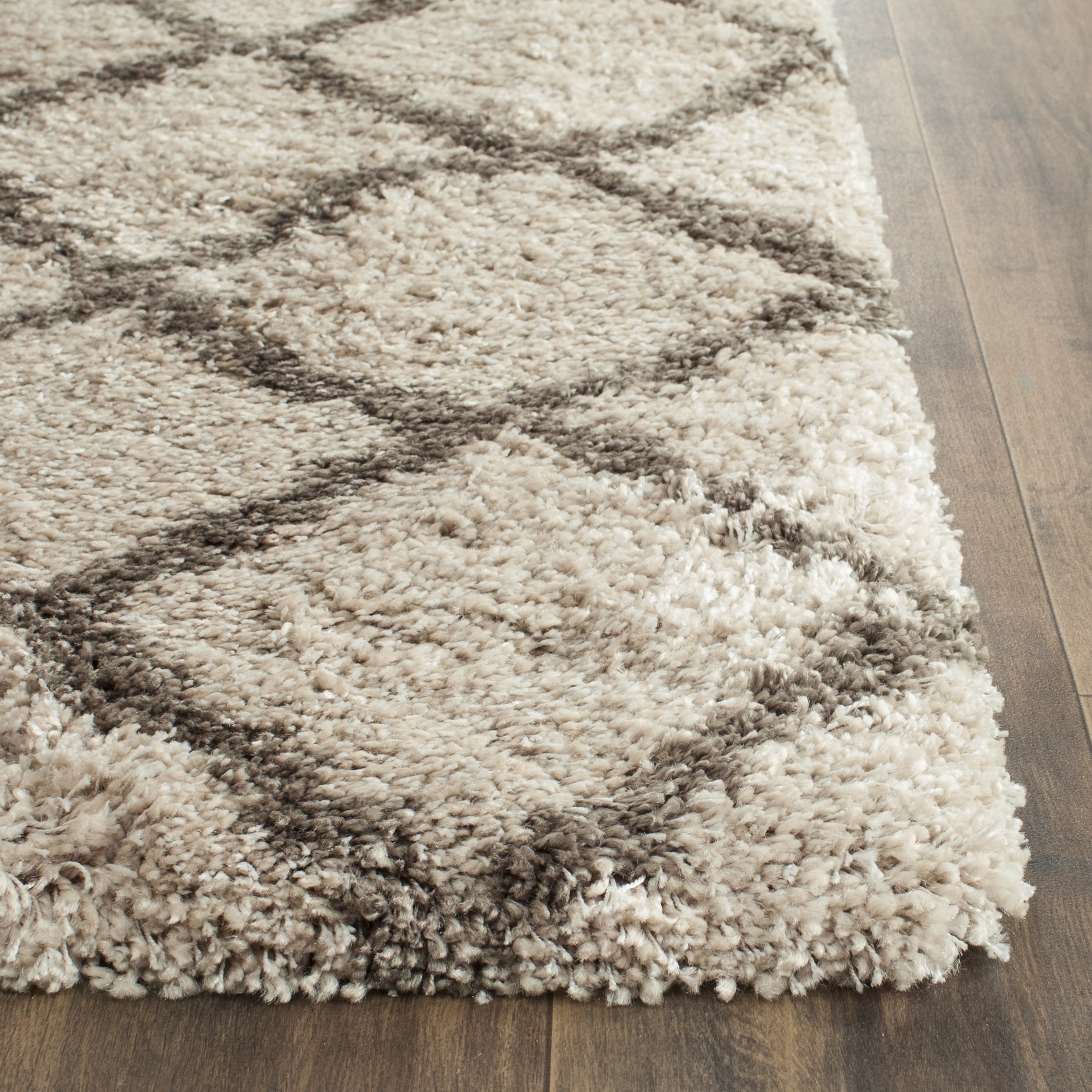 Arlo Home Woven Area Rug, SGB489D, Taupe/Grey,  2' 3" X 9' - Image 2