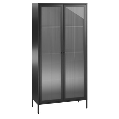 Anabelli 72.83'' Tall Steel 2 - Door Accent Cabinet - Image 0