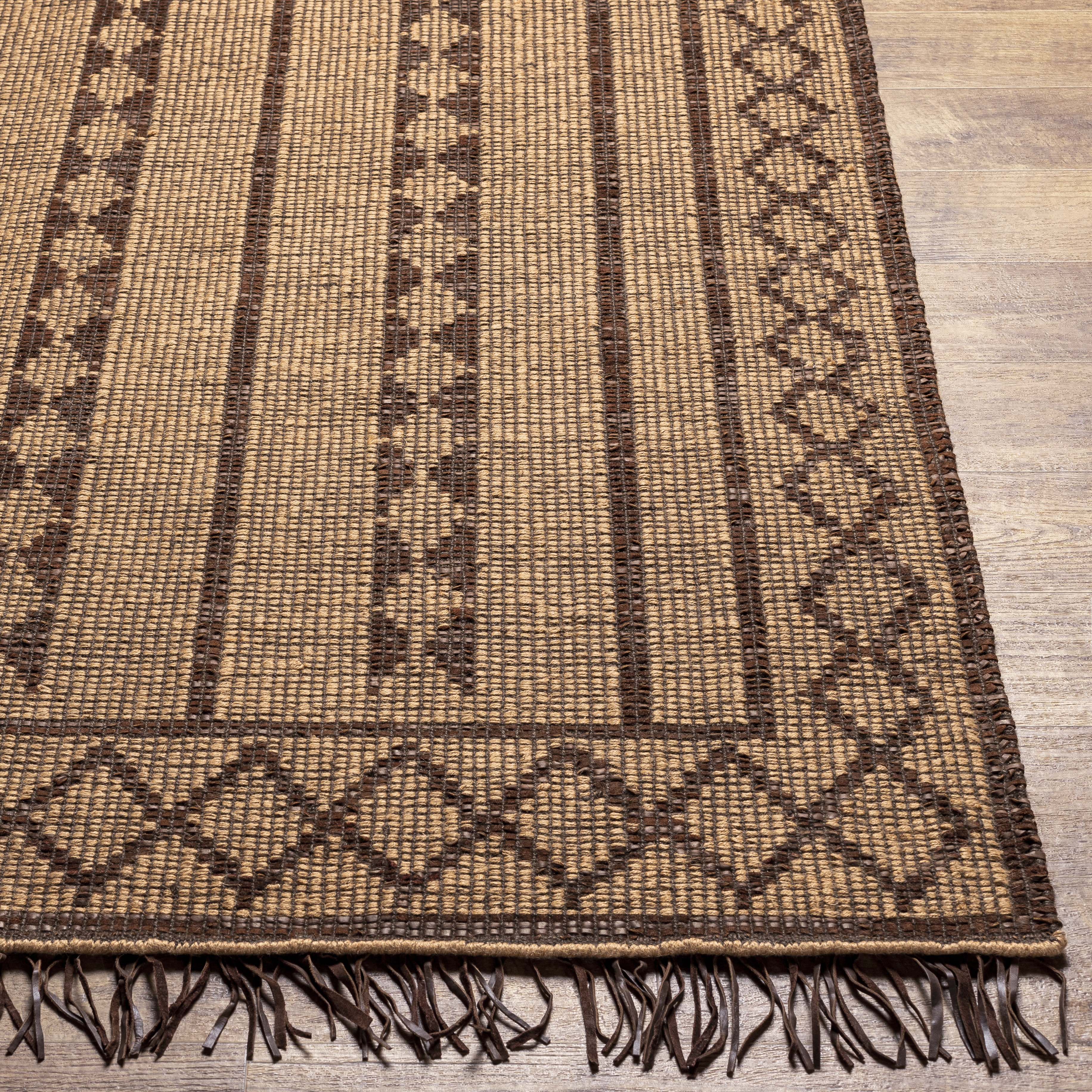 Touareg Brown Indoor 10' x 14' Handmade Rug - Image 3