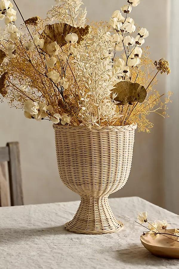 Rattan Urn Vase - Image 0