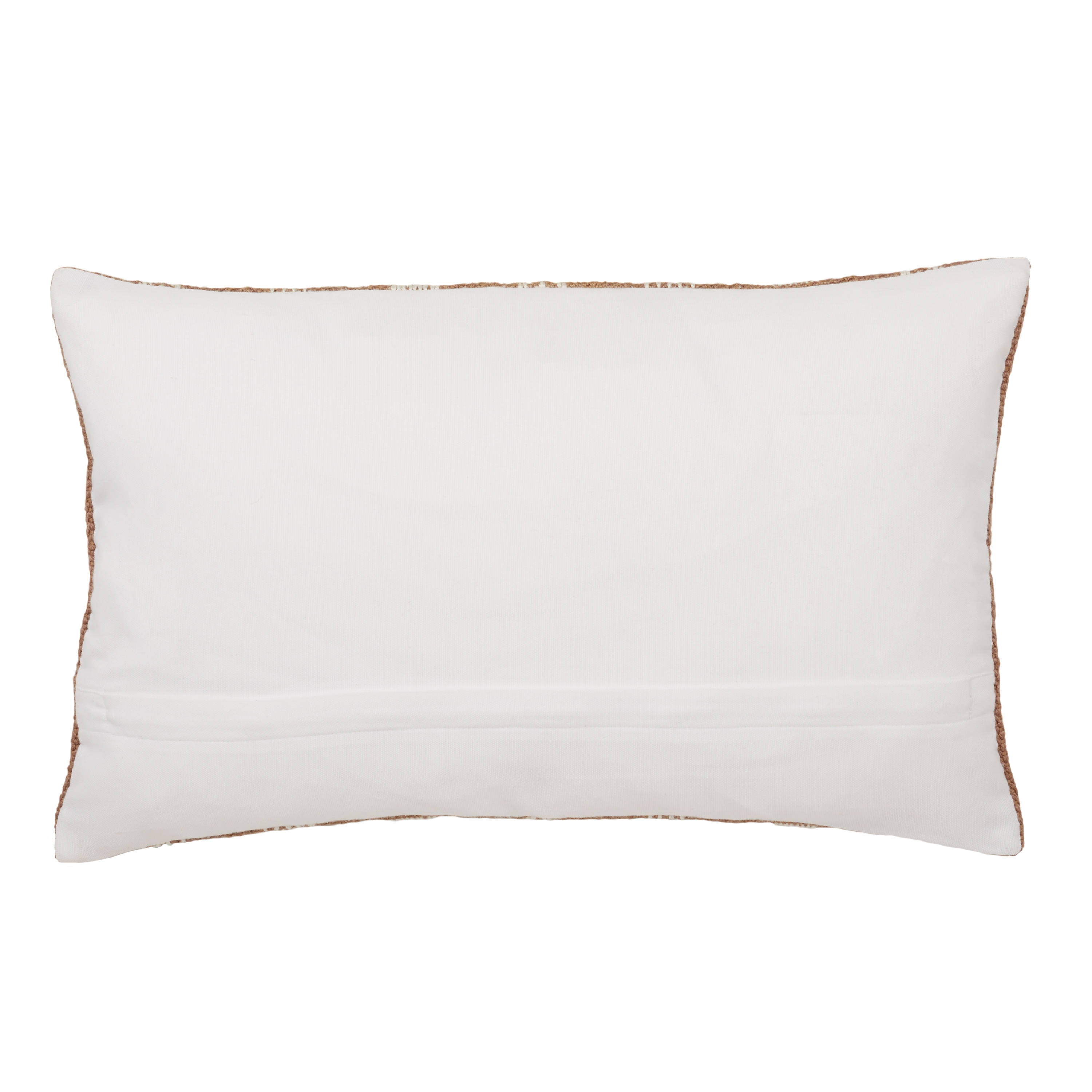 Papyrus Lumbar Pillow, Brown, 21" x 13" - Image 1